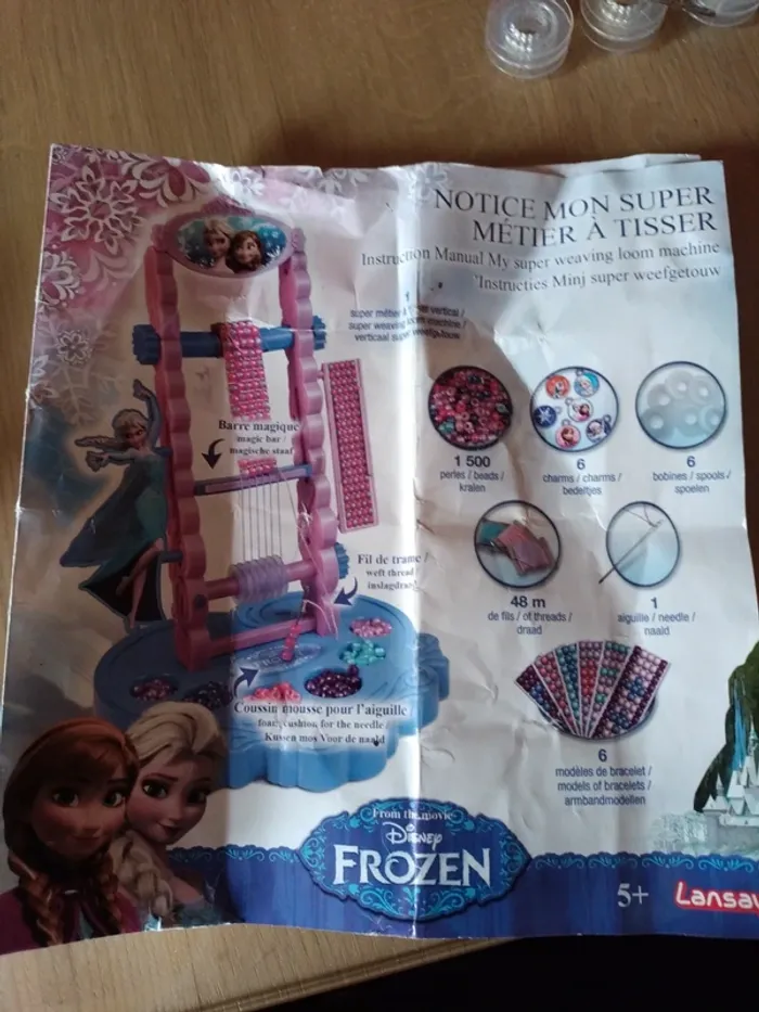 Machine à tisser enfants reine des neiges - photo numéro 14