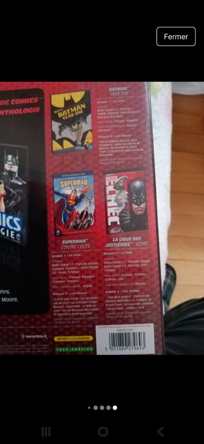 Dvd dc comics - photo numéro 7