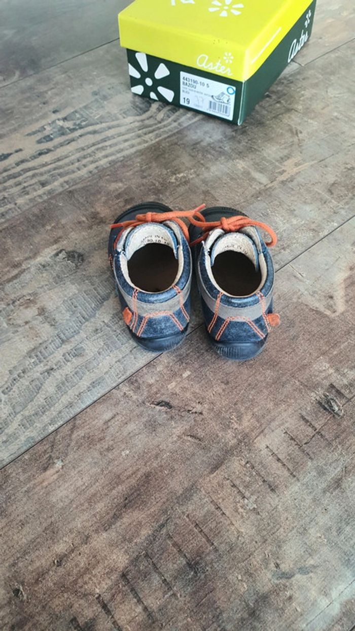 👦 chaussures aster Taille 19 en très bon état - photo numéro 6
