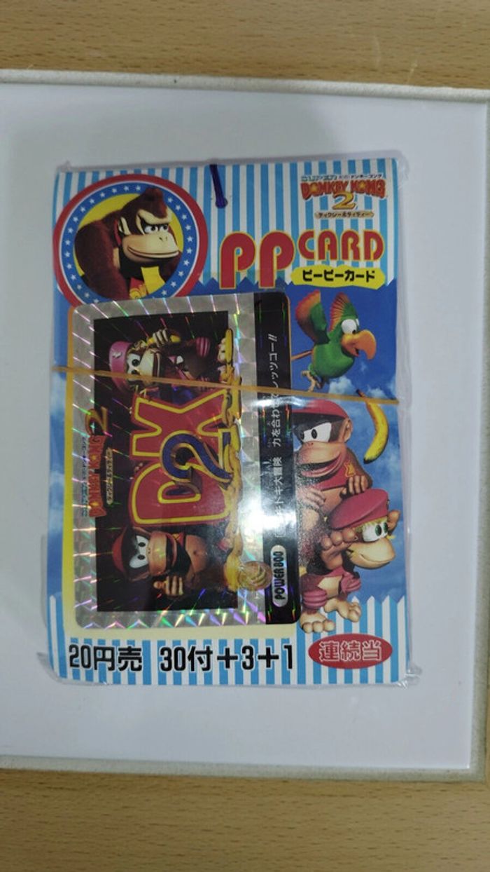 Booster new Pull pack pp card Super Donkey Kong 2 Carte ultra rare 1996 japan