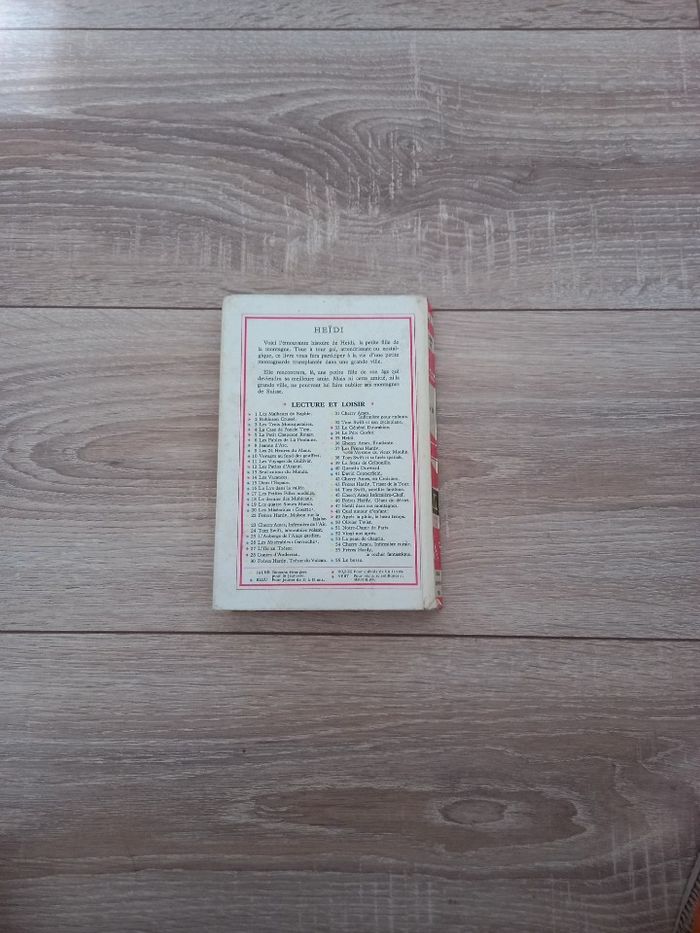 Heidi livre de Johanna spiri pour les 6 11 ans - photo numéro 2