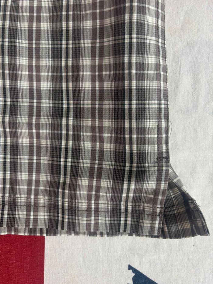 Chemise à manche courte The North Face M/L à carreaux gris et blanc - photo numéro 9