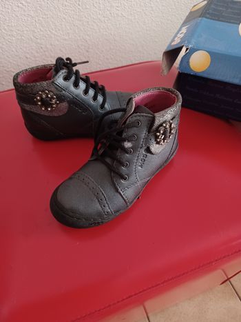 Bottines  mod8 en cuir  fille