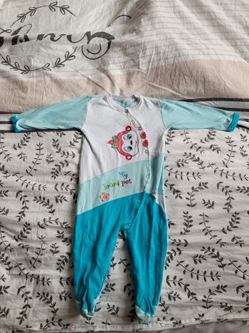 Grenouillère ouverture croisée 80 cm (18mois)