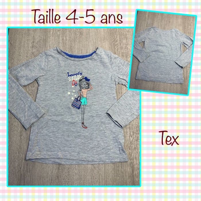 T-shirt ML taille 4-5 ans