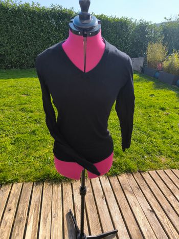 Pull noir cachemire Only T S