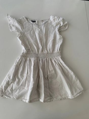 Robe blanche kiabi
