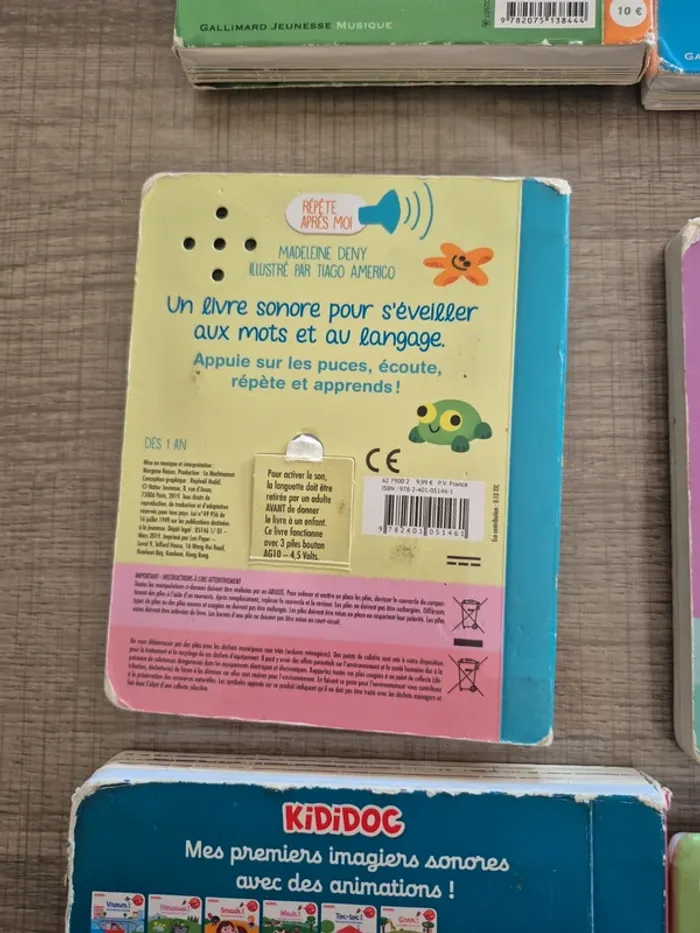 Lot livres sonores bébé - photo numéro 10