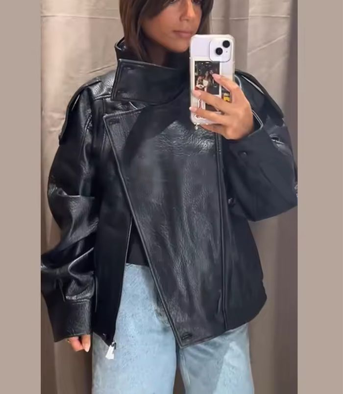 Veste femme automne 2025 nouveau noir à manches longues - photo numéro 3