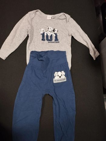 Ensemble 101 dalmatiens Disney 86cm