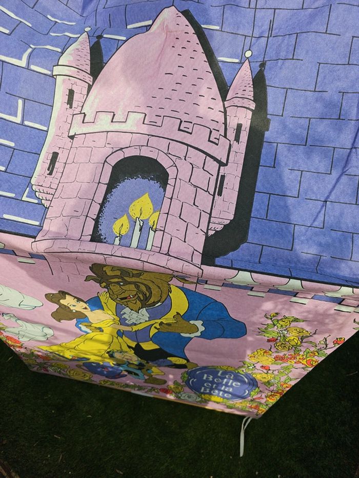 Cabane maison en toile la belle et la bête mundia disney vintage - photo numéro 11