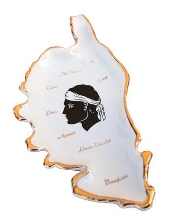 Cendrier / Vide-poche  Corse Porcelaine R (Revol)