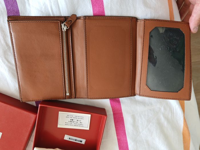 Porte feuille Lancel cuir de vachette - photo numéro 5