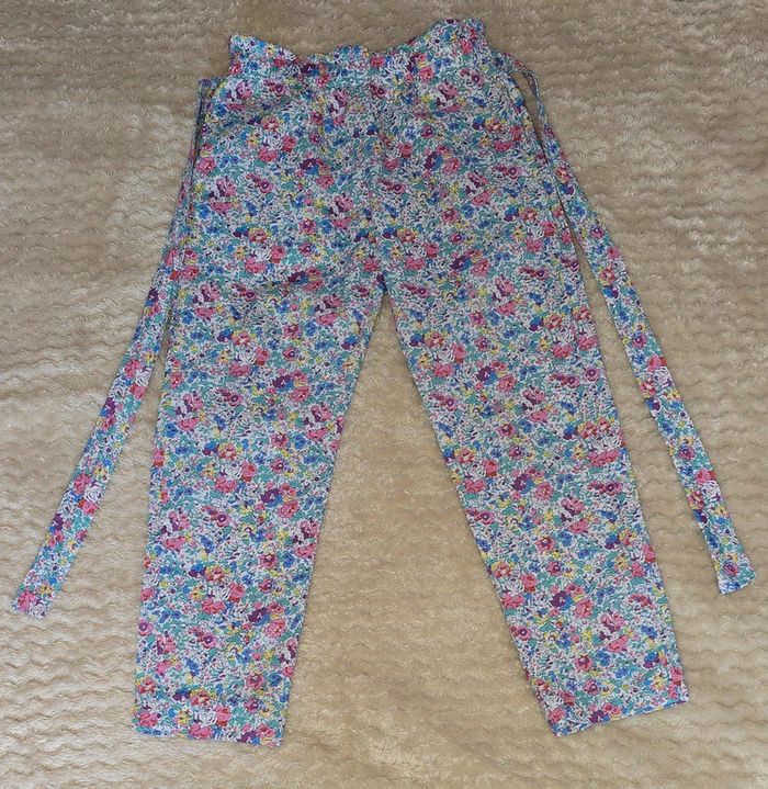 Pantalon en liberty "claire aude summer", créatrice "4 Pommes", 5 ans