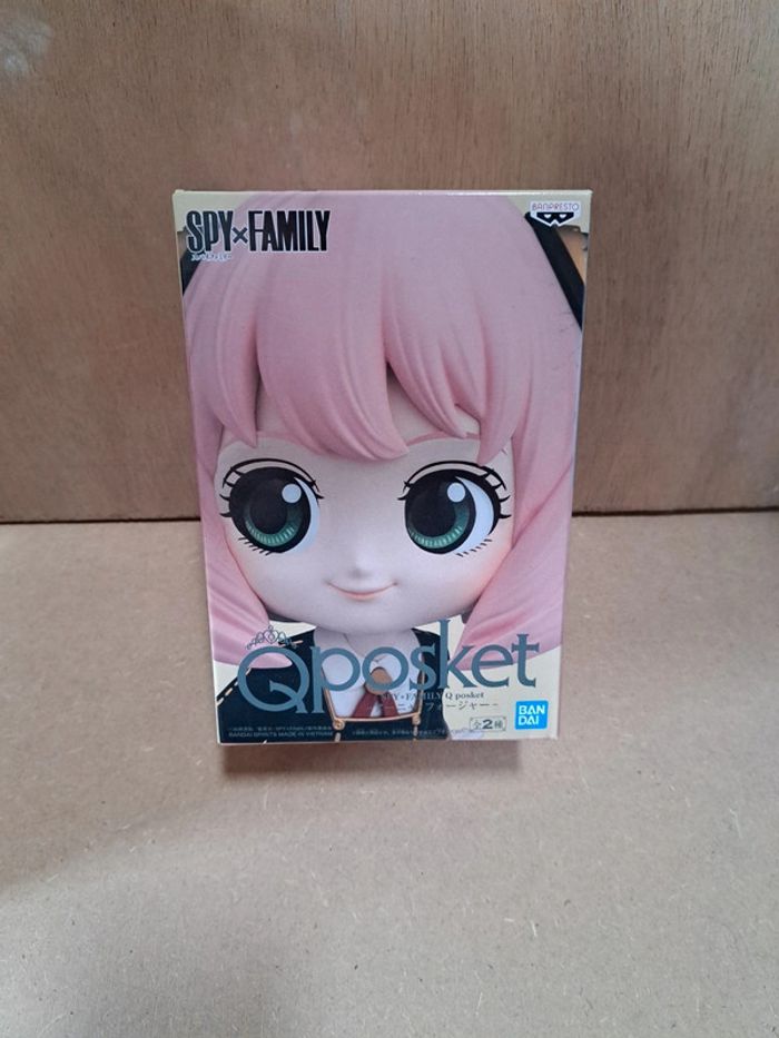 Anya Forger figurine manga spy x family qposket banpresto