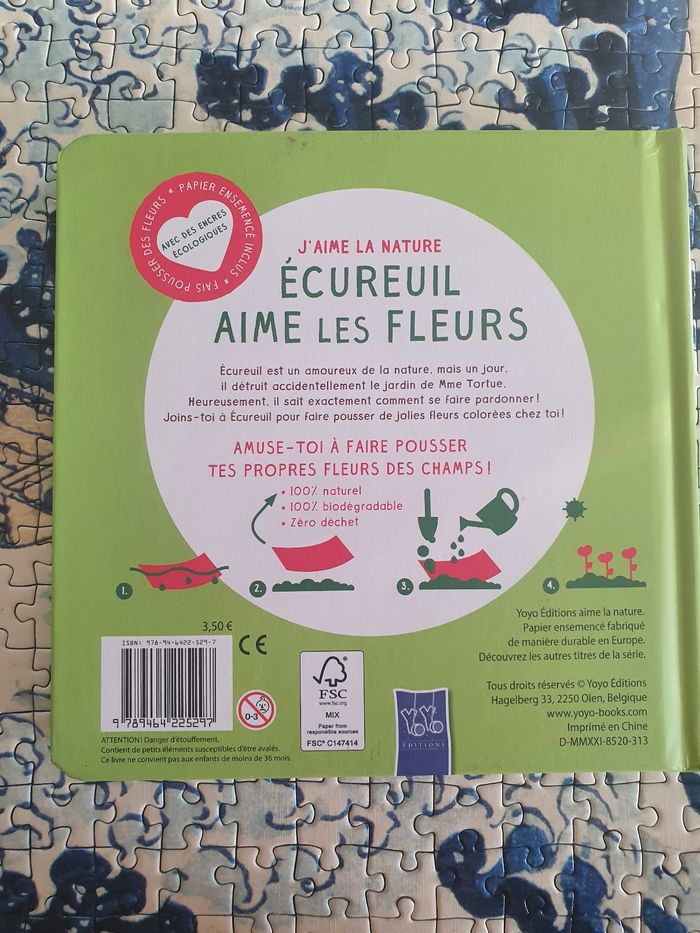 Livre "Écureuil aime les fleurs" - photo numéro 3