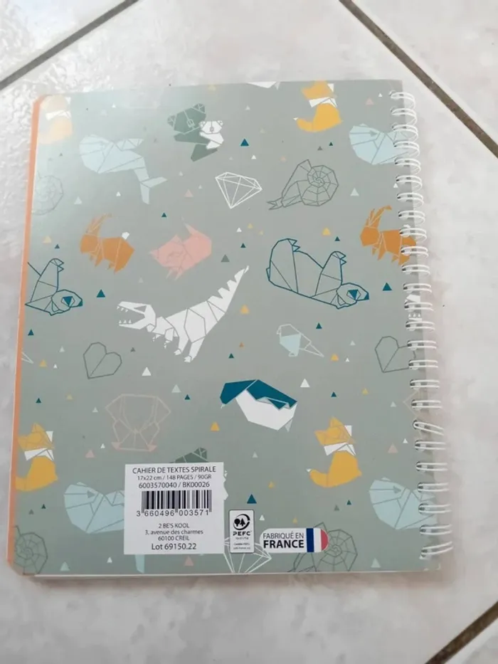 Cahier de texte enfants garçon - photo numéro 4