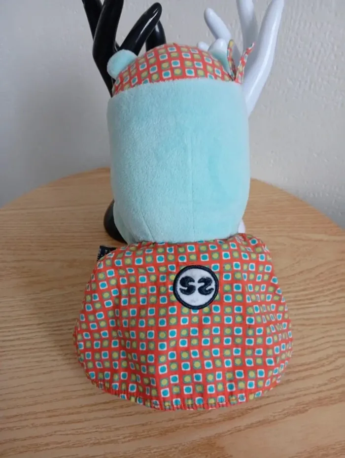 Petite peluche hippopotame globetrotoys les supers zeroes zipo - photo numéro 3