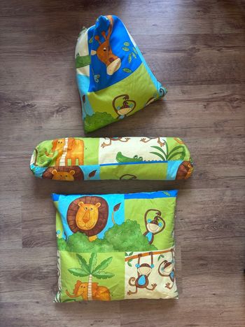 Lot de coussins thème savane 