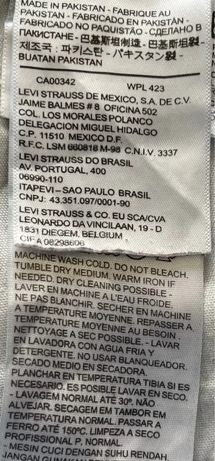 Jean/pantalon bleu Levi's 524 Skinny pour femme, taille W 32 L 32 (42 taille française) - photo numéro 8