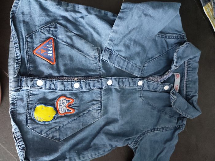 Chemises manches longues DPAM 6 mois