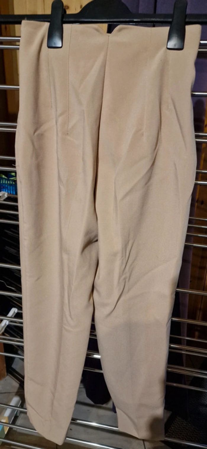 Pantalon beige femme taille XS _ Zara - photo numéro 2