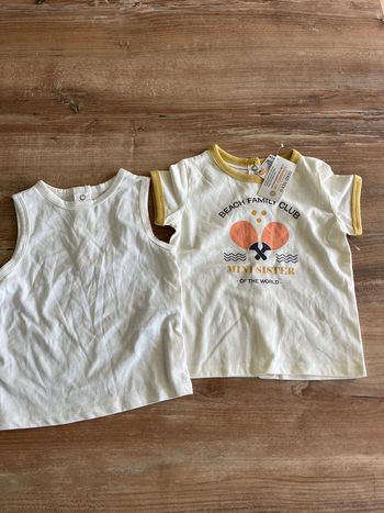 Lot 2 t-shirt 18 mois