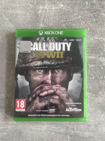 Jeu pour Microsoft xbox one, Call of duty WWII en français.