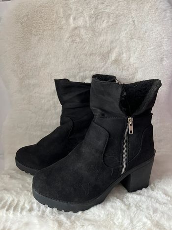 Bottines noires 40 talons 8 cm
