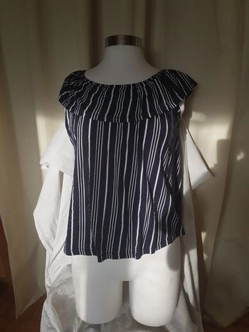 Petit haut style marinière sans manches