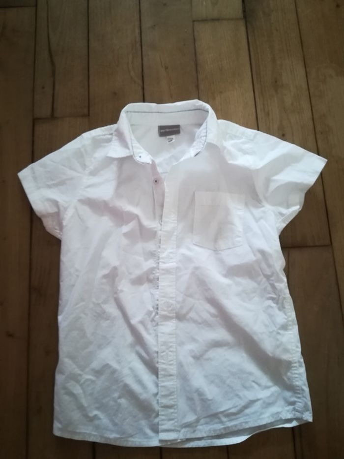 Superbe chemise blanche Vertbaudet taille 6 ans 3€