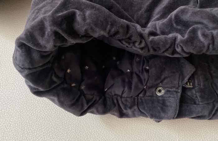 manteau effet panne de velours taille 18 mois - photo numéro 4