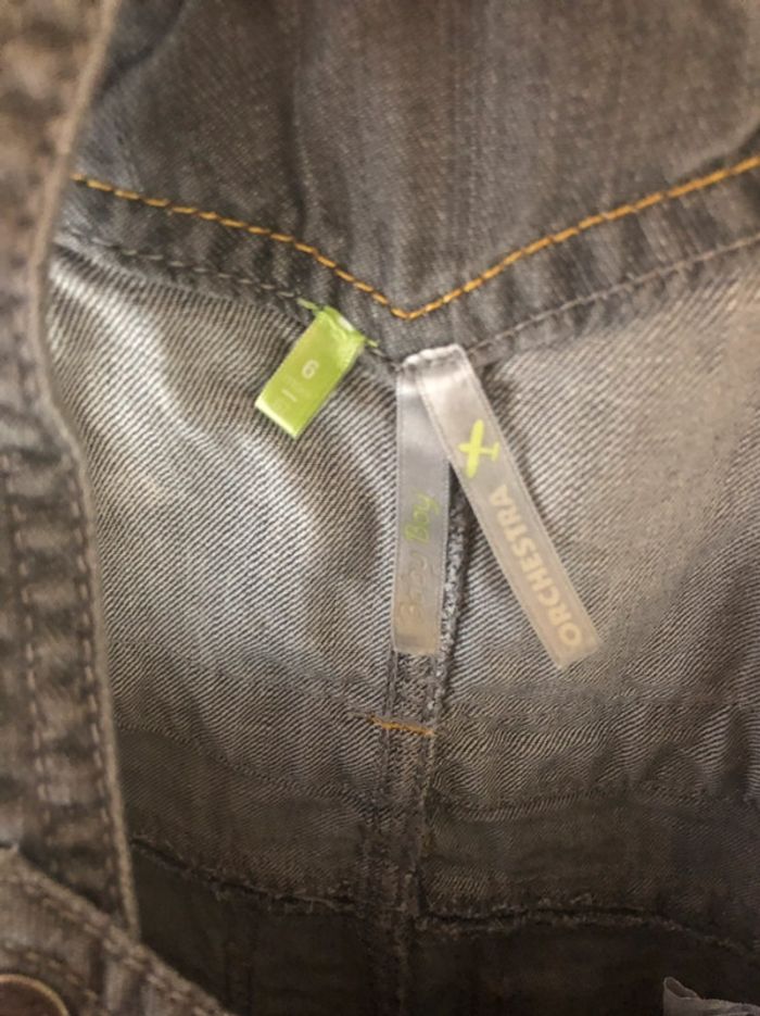 Salopette short en jean orchestra 6 mois - photo numéro 3