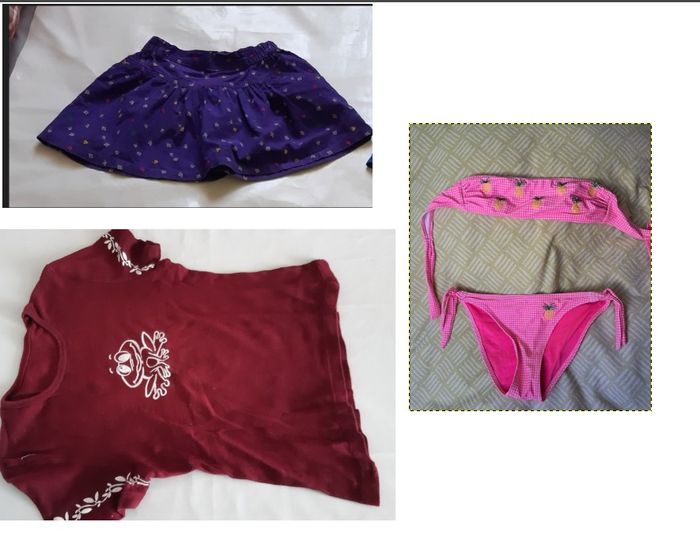 Lot habits fille 8 ans