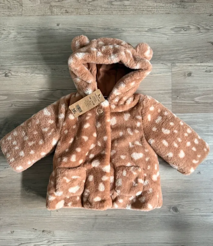 Manteau fourrure neuf Tape à l'oeil