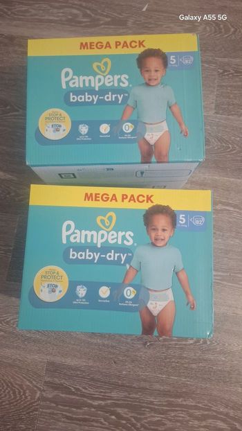 Couche pampers taille 5 lot