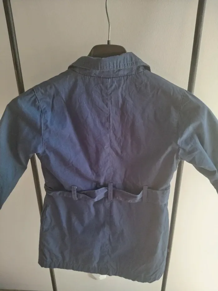 Trench bleu marine 4 ans - photo numéro 4