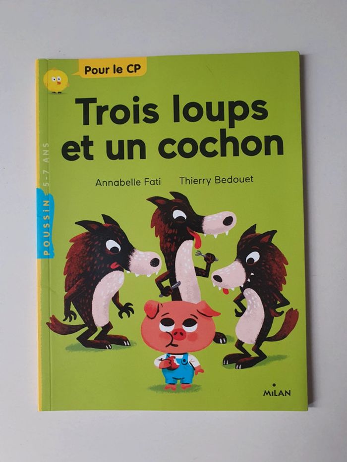 Livre Trois loups et un cochon