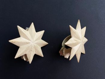 Pinces pour rideaux étoile beige