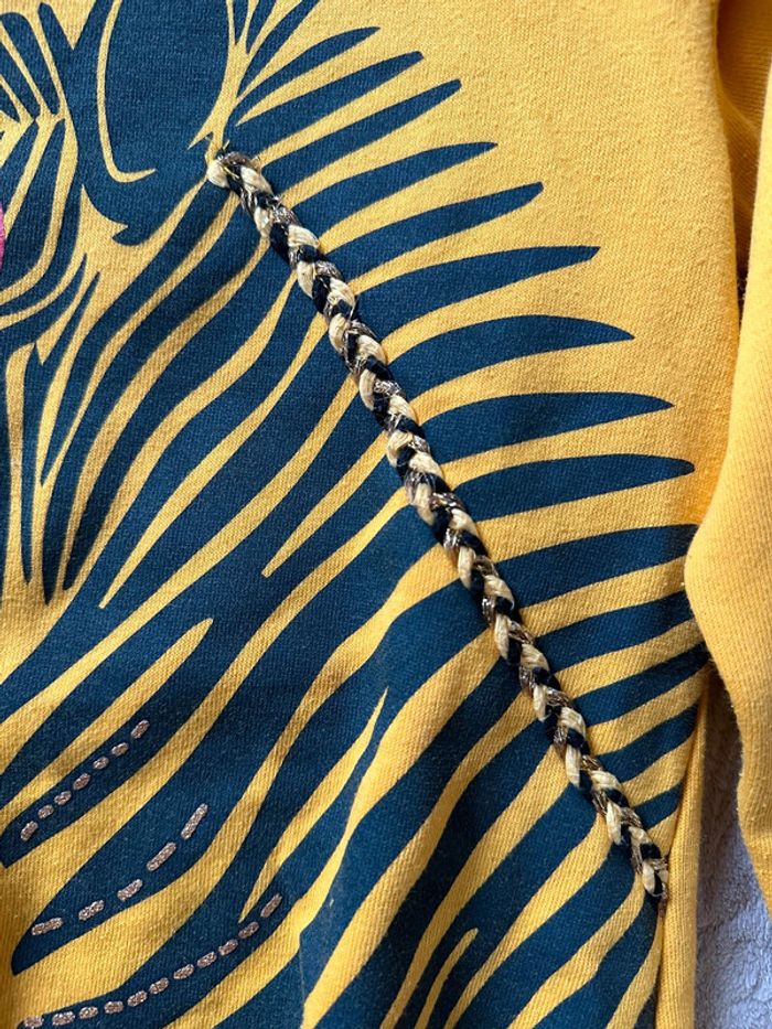 Pull molletonné avec volants imprimée zèbre fille 12 ans Gémo - photo numéro 17