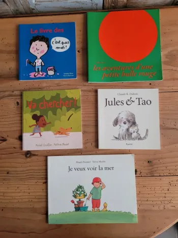 Lot de 5 livres École des Loisirs maternelle