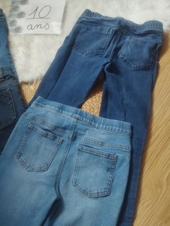 Lot jeans fille 10ans - photo numéro 11