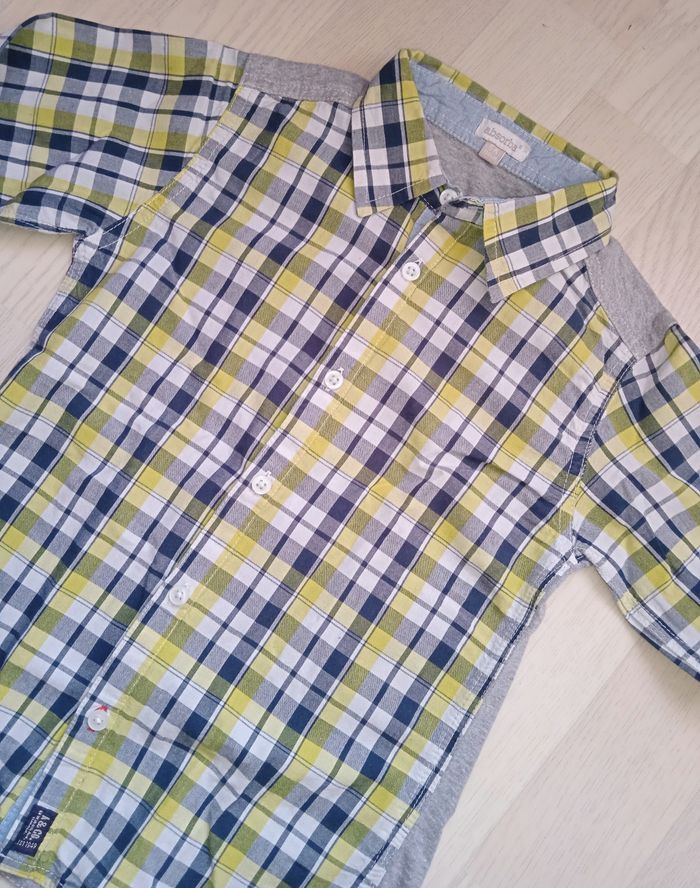 Chemise à carreaux Absorba T. 5 ans - photo numéro 2