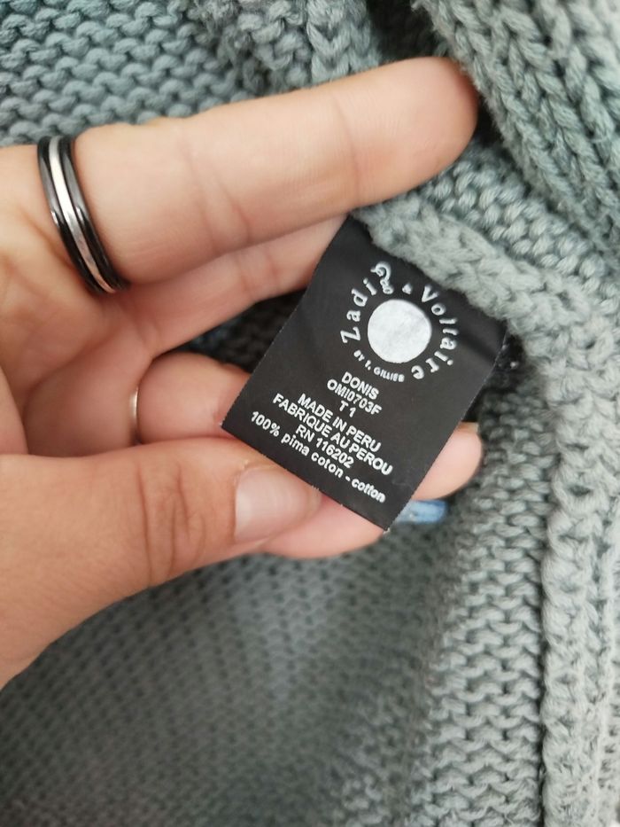 Gilet zadig et voltaire taille s - photo numéro 4