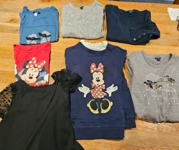 Tee-shirts, pulls ,robe 8 ans