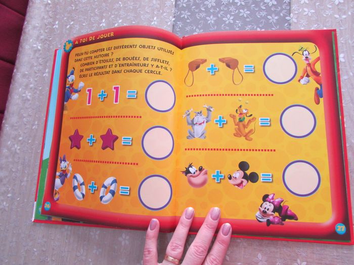Lot de 6 livres Disney La Maison de Mickey "Les chiffres" Tomes 5 à 10 - photo numéro 4