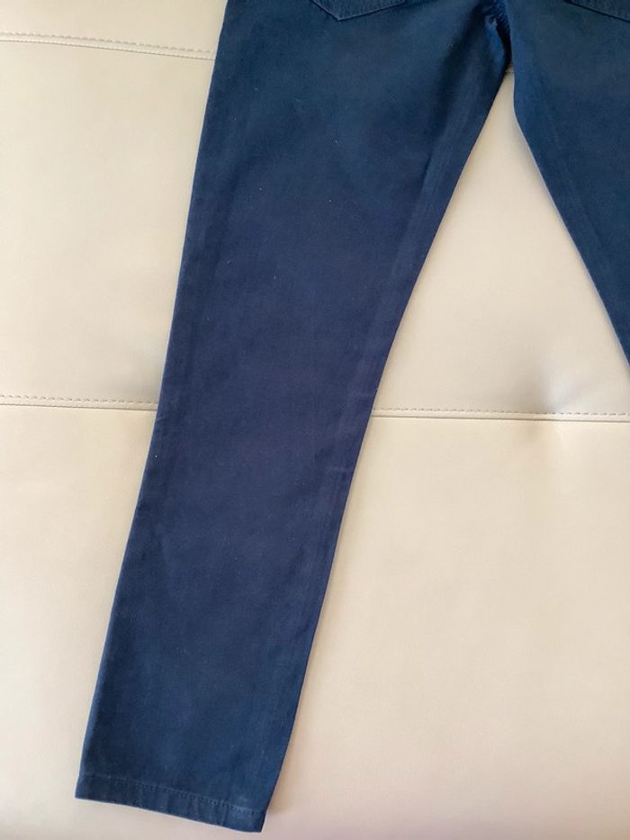 Jean bleu marine Régular 10 ans taille réglable - photo numéro 9