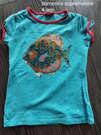 Tee-shirt fille 4 ans