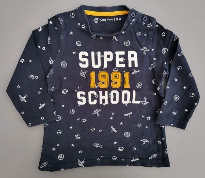 Lo de 2 tee-shirt ML 18 mois garçon Gémo - photo numéro 6