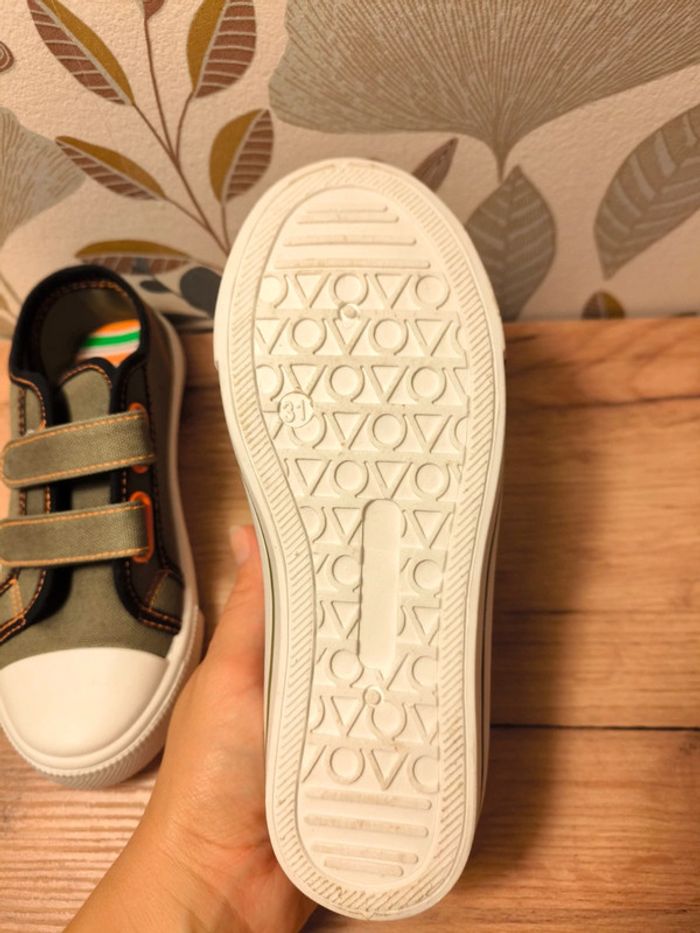 Basket toile kaki 31 - photo numéro 4